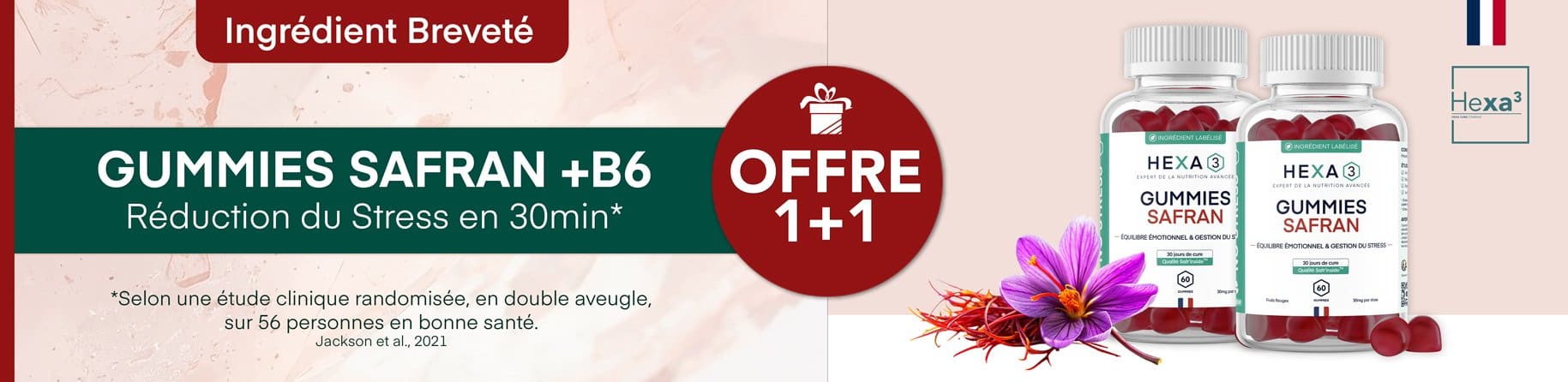 gummies safran safr'inside Hexa3 offre de lancement